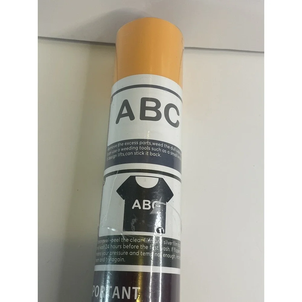 HTVRONT Heat Transfer‎ Vinyl Roll Iron on Heat Press T-shirt